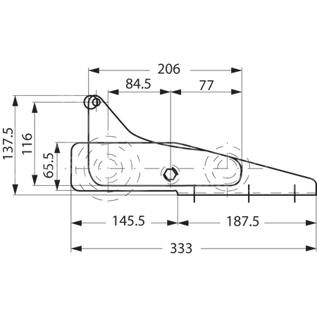 ANKERROLLE MIT KIPPMECHANIK