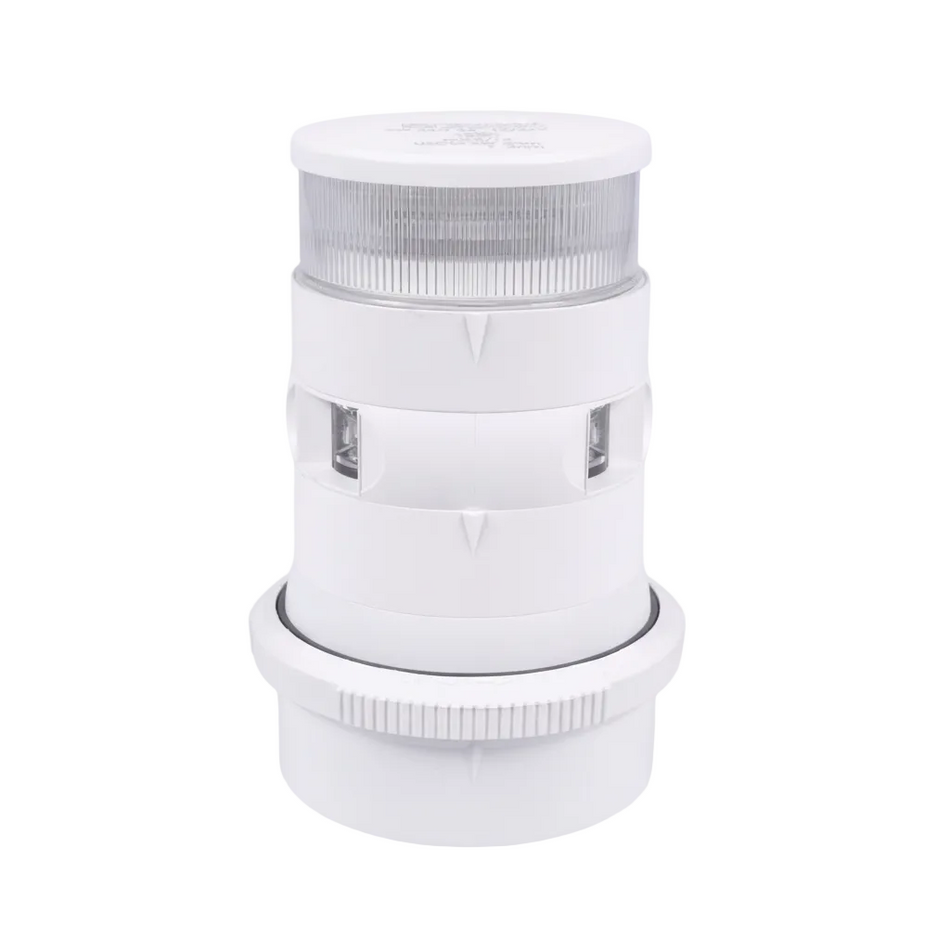 Aqua Signal AS34 LED Anker/Topp Kombileuchte | 12/24V | IP67 | BSH | schwarz/weiß Weiß