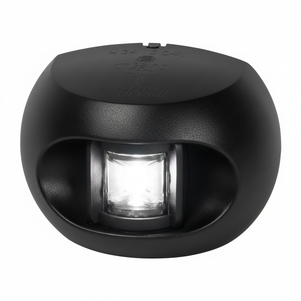 Aqua Signal AS34 LED Hecklaterne | 12/24V | IP67 | BSH | schwarz/weiß/Edelstahl schwarz