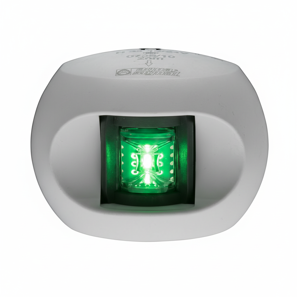 Aqua Signal AS34 LED Hecklaterne | 12/24V | IP67 | BSH | schwarz/weiß/Edelstahl weiß