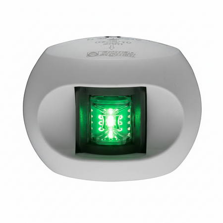 Aqua Signal AS34 LED Hecklaterne | 12/24V | IP67 | BSH | schwarz/weiß/Edelstahl weiß