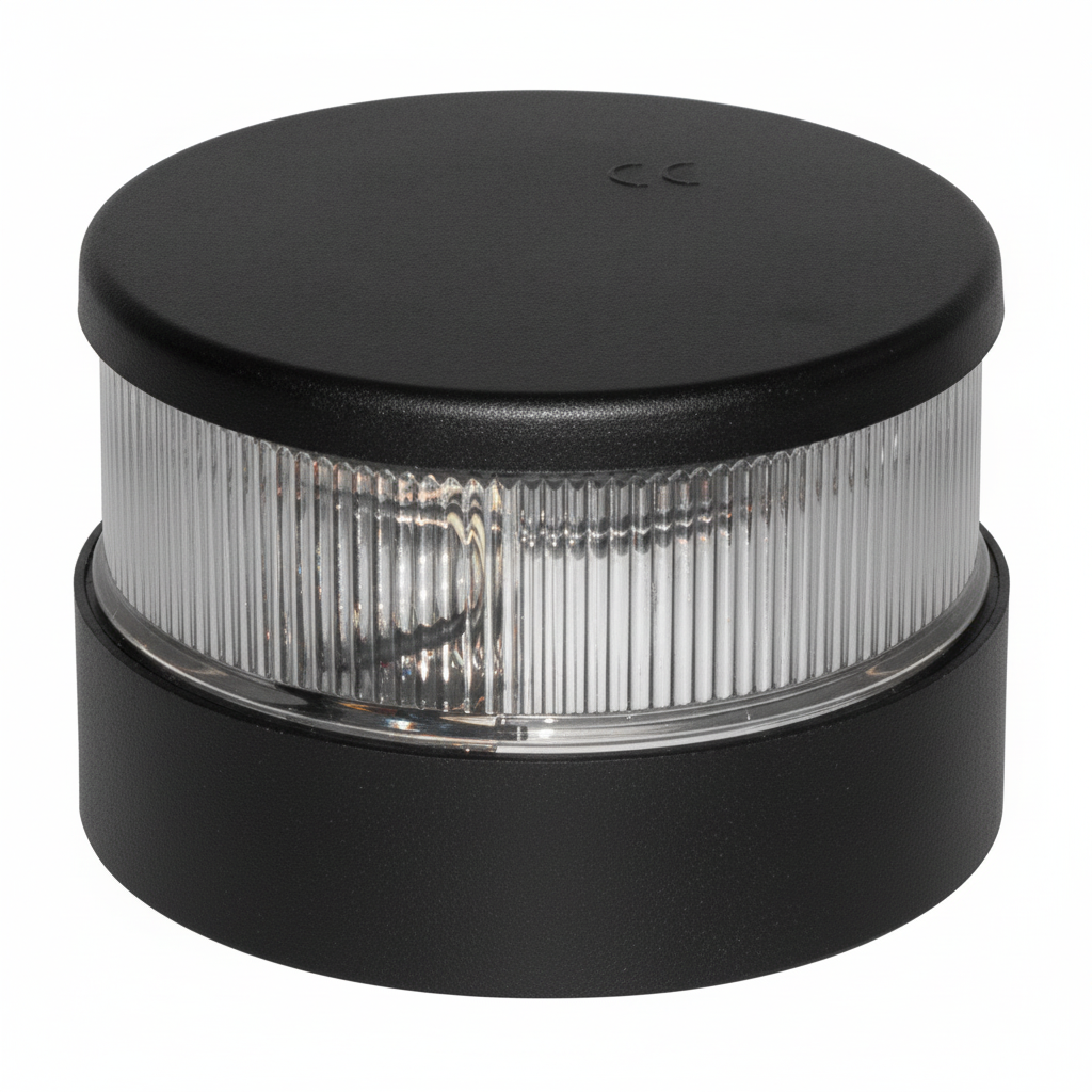 Aqua Signal AS34 LED Signalleuchte | 12/24V | IP67 | BSH | schwarz/weiß Schwarz