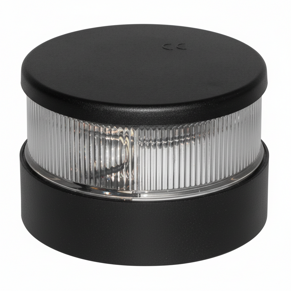 Aqua Signal AS34 LED Signalleuchte | 12/24V | IP67 | BSH | schwarz/weiß Schwarz