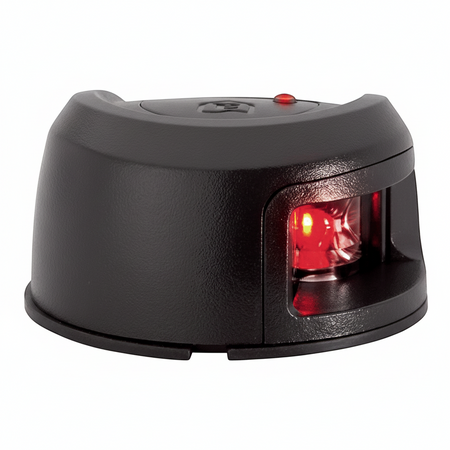 Attwood LightArmor LED Backbordlicht Aufbau schwarz | 2NM | EN/ISO/USCG/COLREGS | bis 20m