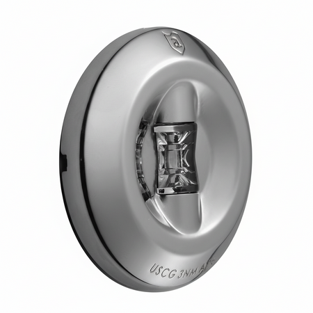 Attwood LED Hecklicht Aufbau rund Edelstahl | 3NM | USCG/COLREGS | Boote bis 50m