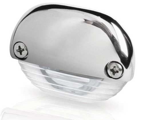 Hella Marine LED Stufenleuchte Easy Fit 12-24V 0,5W - Innen/Außen Edelstahl poliert