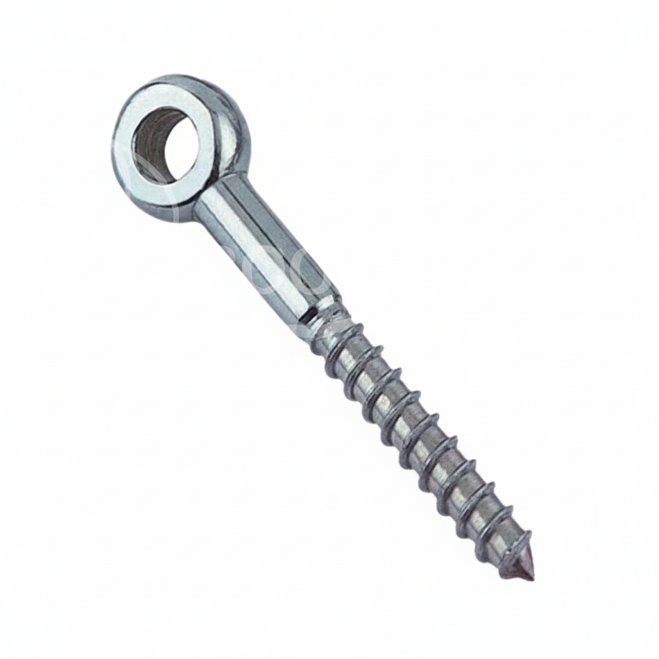 Niro-Augbolzen mit Holzgewinde Edelstahl A4 – Ø 6 bis 12 mm