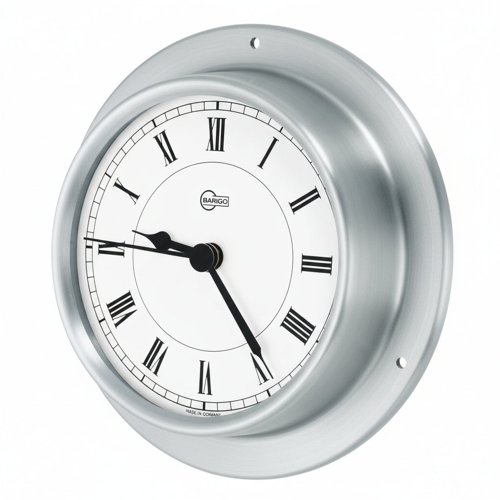 BARIGO Sky Schiffsuhren - Edelstahl Barometer & Quarzuhr Made in Germany Quarzuhr