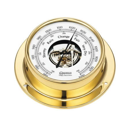 BARIGO Tempo Barometer - Hochwertige Schiffsuhr Made in Germany
