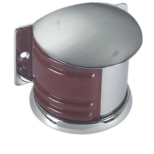 Forresti & Suardi Positionsleuchten Set - Backbord Steuerbord Heck Messing verchromt 12V Backbord