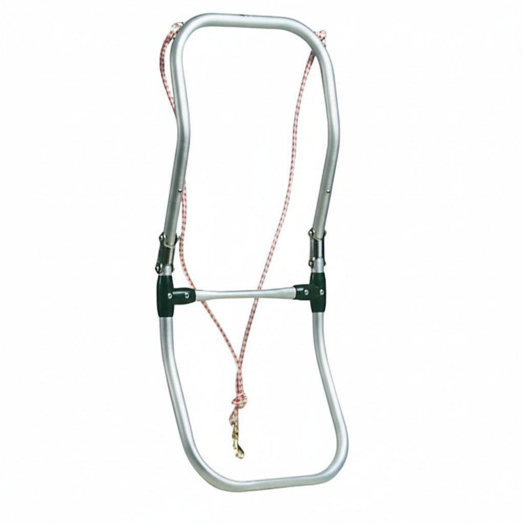 Schlauchbootbadeleiter Aluminium eloxiert klappbar 2-stufig 900 mm – 49.533.01 2 Stufe