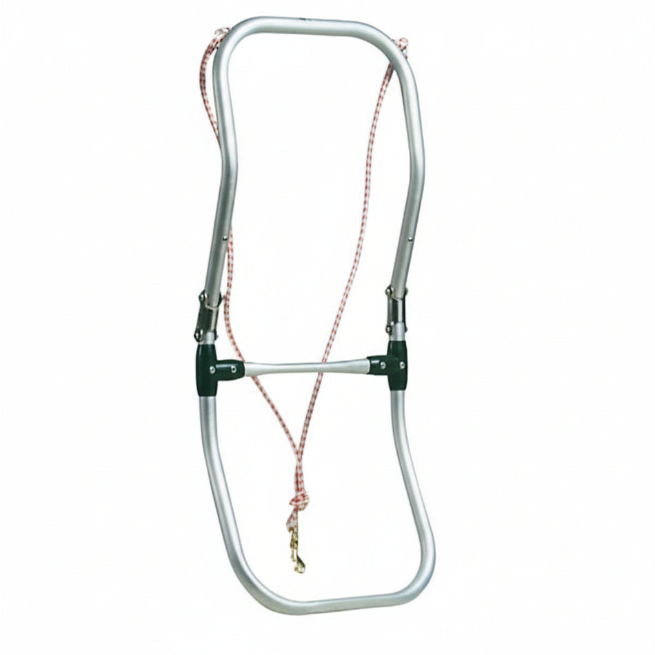 Schlauchbootbadeleiter Aluminium eloxiert klappbar 2-stufig 900 mm – 49.533.01 2 Stufe