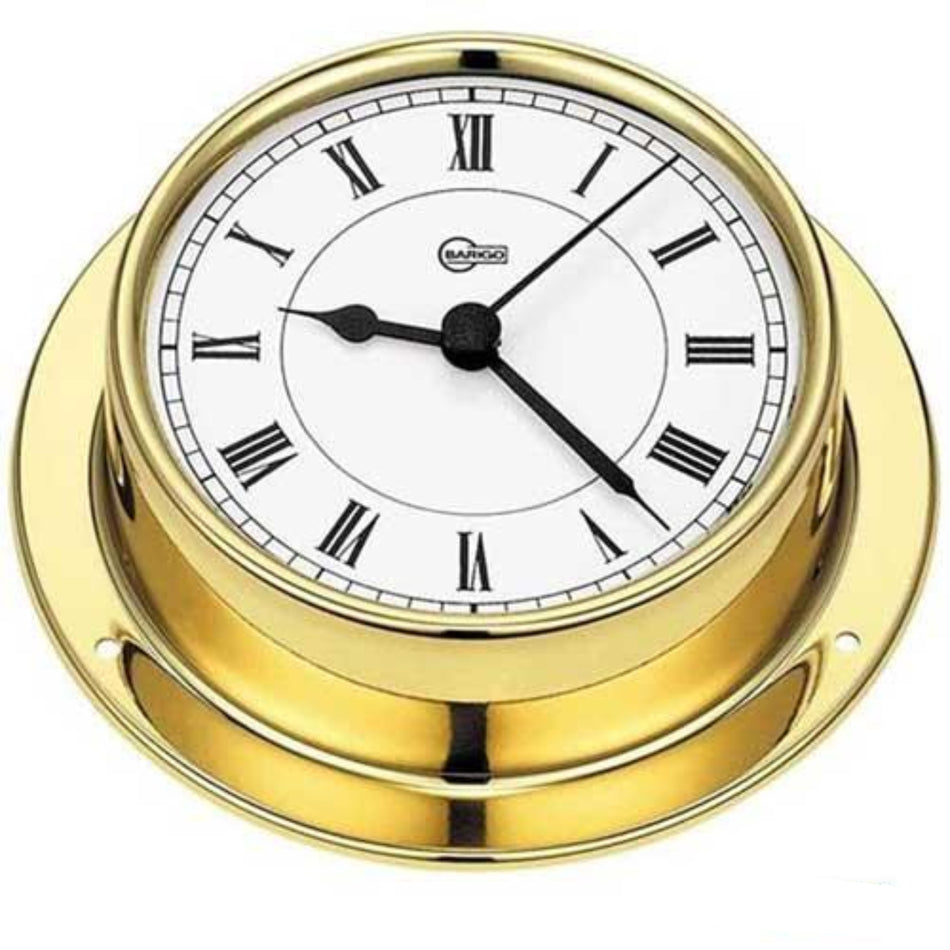 BARIGO Quarzuhr Serie Tempo BR683 - Messing hochglanzpoliert 85mm