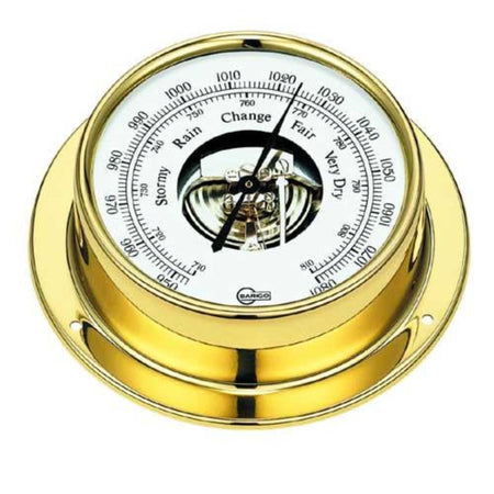 BARIGO Barometer Tempo BR1710 - Messing hochglanzpoliert, Ø 70 mm