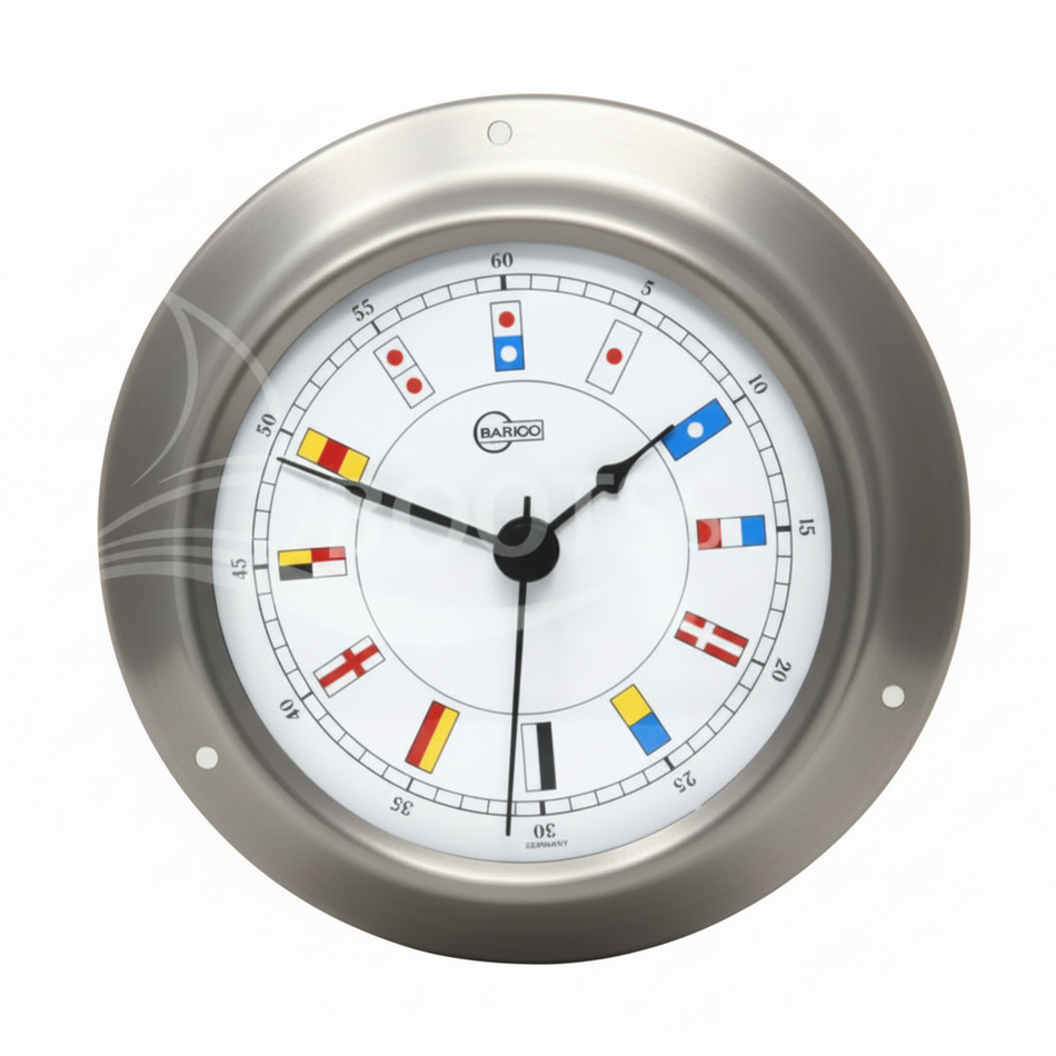 BARIGO Sky Quarzuhr - Edelstahl gebürstet, 85 mm