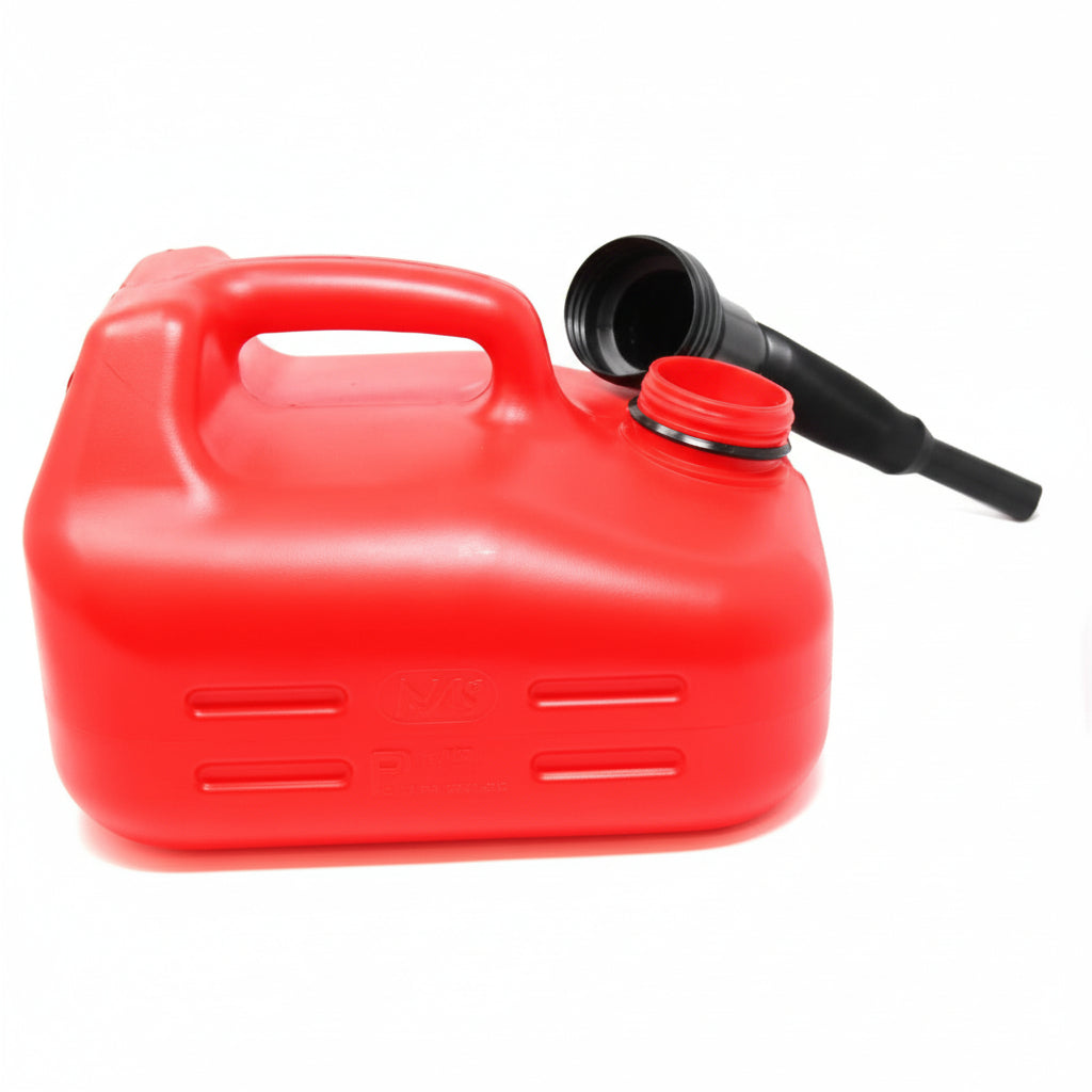 Treibstoffkanister R.I.N.A. geprüft - 5 und 10 Liter orange mit Verlängerungsschlauch 10 Liter