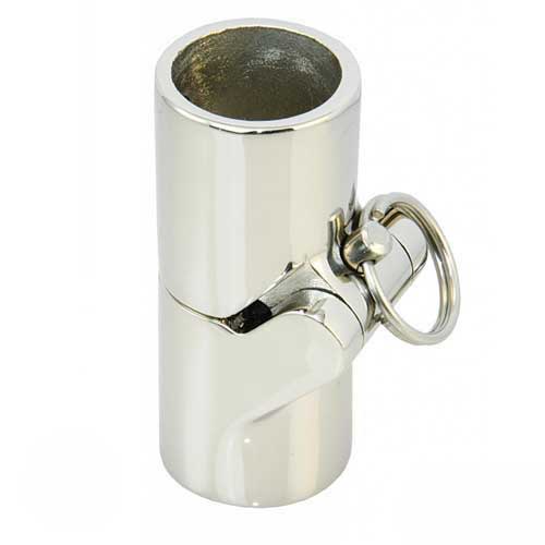 Biminigelenk Edelstahl A4 - Rohrgelenk mit Arretierung für 22mm/25mm