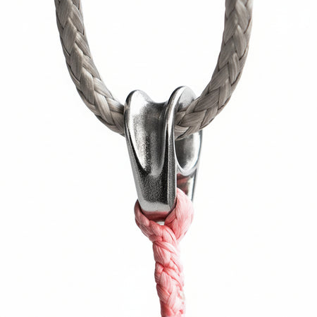 Umlenkrollen für Rollfock - Umlenk Leitöse zum Anspleißen Edelstahl A4