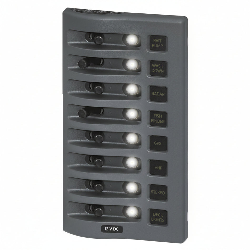 Blue Sea Systems WeatherDeck CLB Schaltpaneel – 6-polig, IP67, 12V DC BS4378