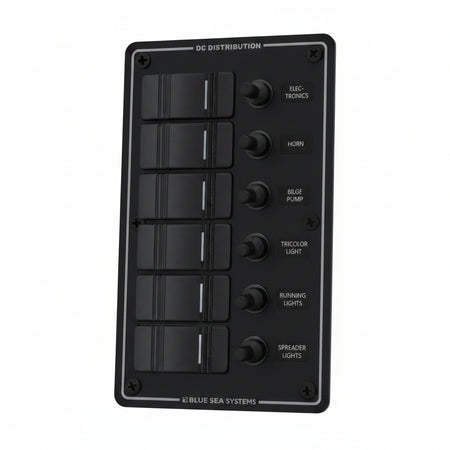 Blue Sea Systems Contura Schaltpaneel DC Distribution – IP66, 20A/Stromkreis BS8373
