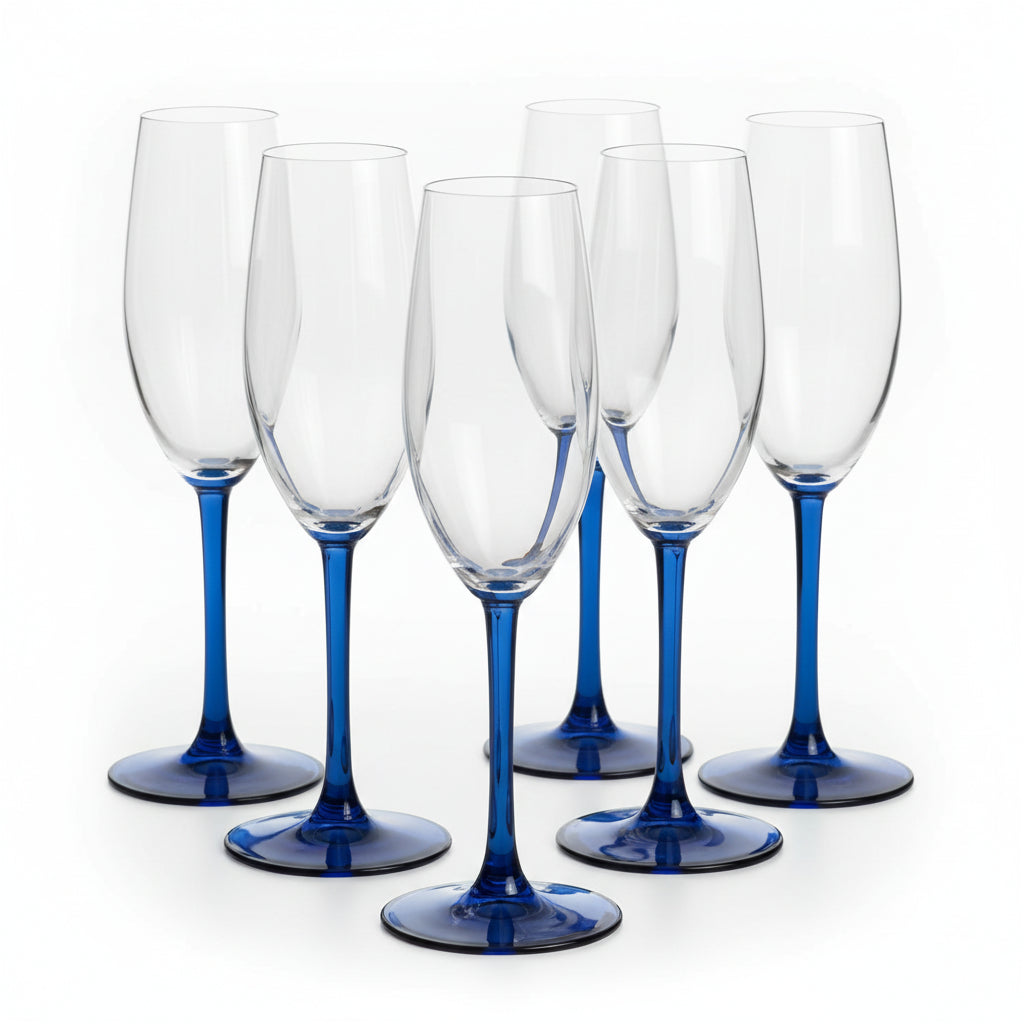 Marine Business Sektgläser Party - Polycarbonat Ø 4,3cm Höhe 24cm - 6 Stk.