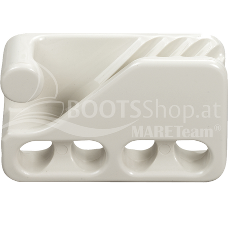 CLAMCLEAT® CL234 - Professionelle Nylon-Klemme für 6-12mm Leinen weiß