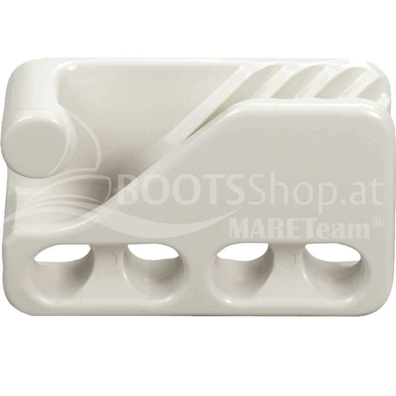CLAMCLEAT® CL234 - Professionelle Nylon-Klemme für 6-12mm Leinen weiß