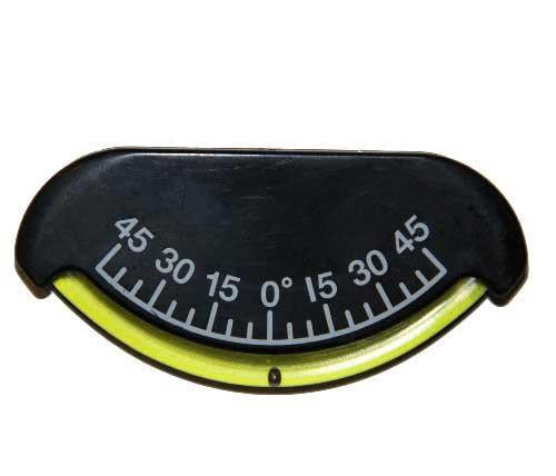 Neigungsmesser Clinometer Krängungsmesser Kunststoff 8,9 x 3,9 cm