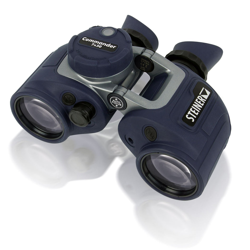 Steiner Commander 7x50c – Featureübersicht: größter HD-Kompass, Ergoflex, optische Exzellenz, überzeugende Qualität, 30 Jahre Garantie