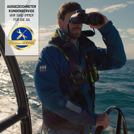 Steiner Commander 7x50 – Segler auf dem Boot mit Fernglas, Ausgezeichneter Kundenservice