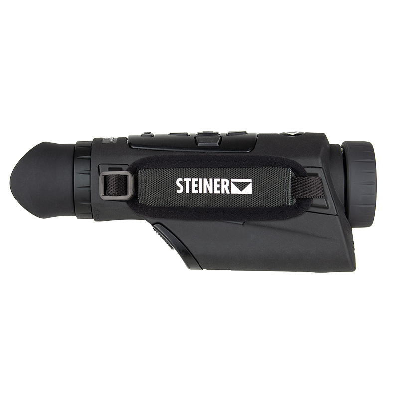 Steiner Commander Thermal – Frontansicht auf Objektivseite, Wärmebildoptik und Gehäusedetails