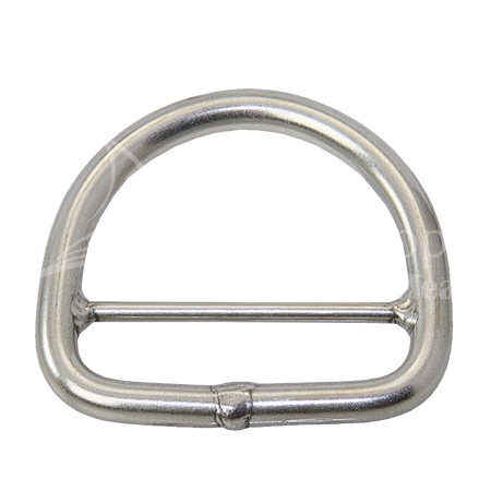 D-Ring mit Steg Edelstahl 1.4401 - Industriefinish 4800 kg Bruchlast