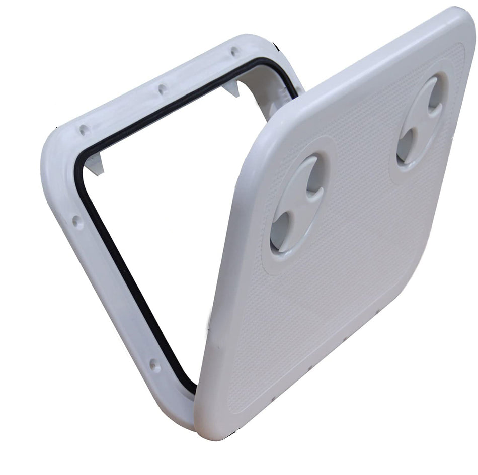 Inspektionsluke 606x250mm weiß 180° Öffnung wasserdicht