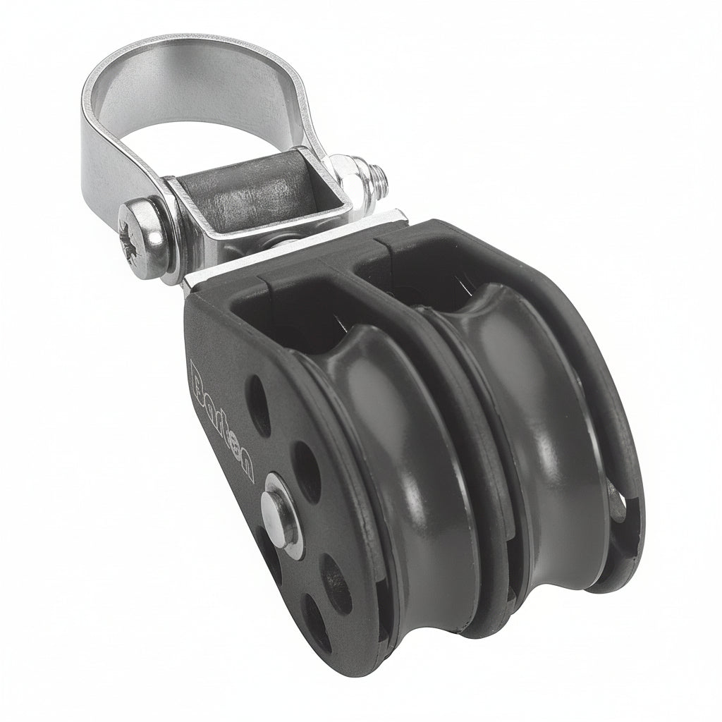 BARTON Doppelblock drehbar für Relingsstützen 25mm - Kugellager BTN12290