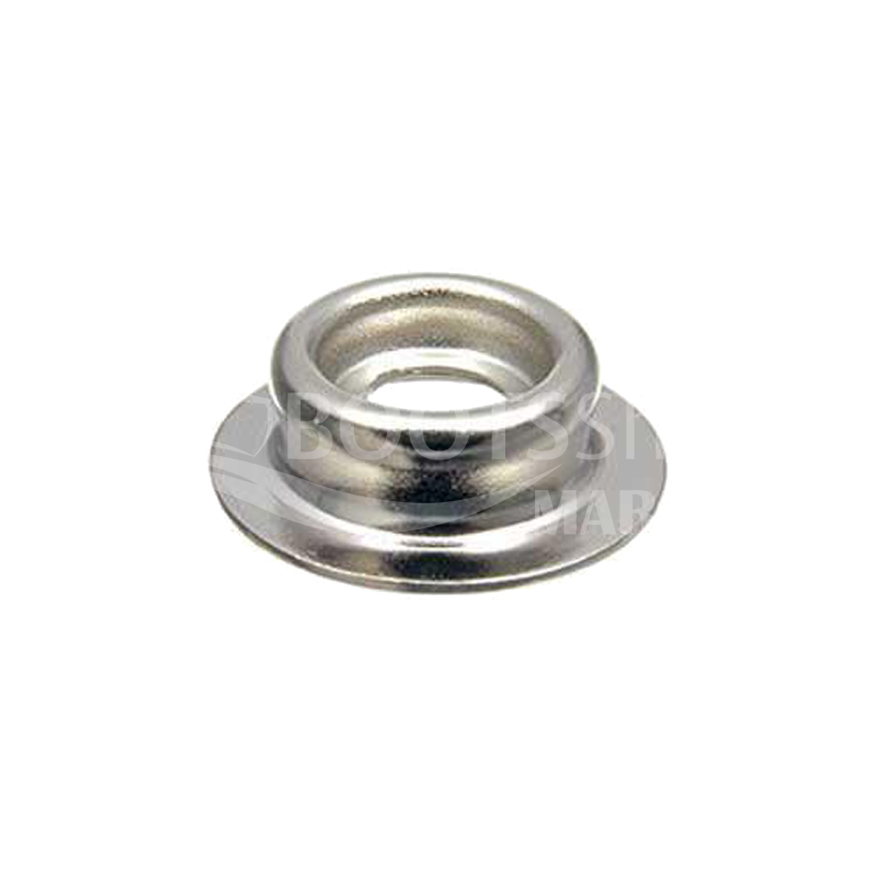 DOT DURABLE Planenknopf Zapfen - Messing vernickelt & Edelstahl Edelstahl