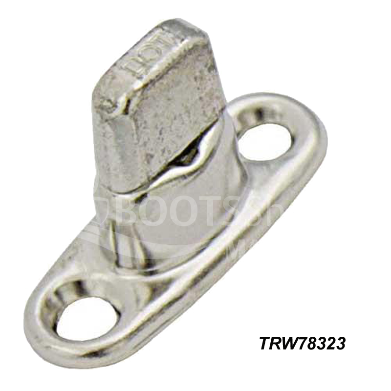 COMMON SENSE® DOT® Oberteile - Drehverschluss mit Federsystem Messing vernickelt