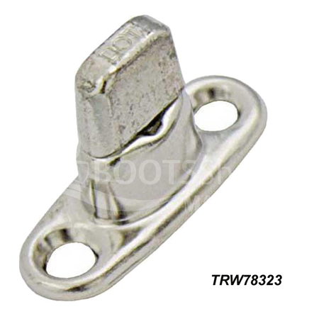 COMMON SENSE® DOT® Oberteile - Drehverschluss mit Federsystem Messing vernickelt