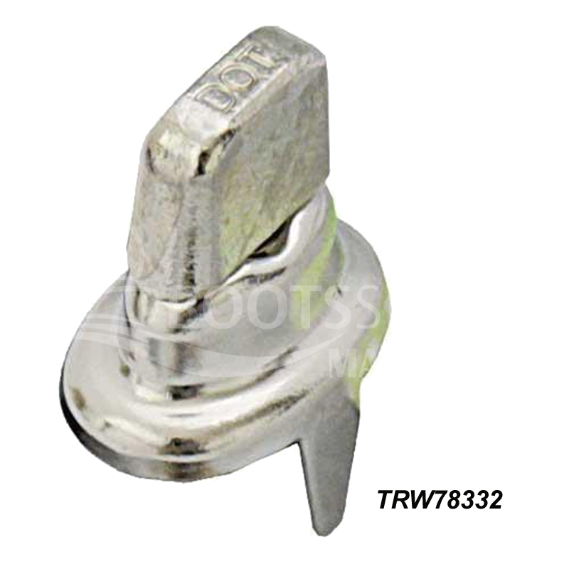 COMMON SENSE® DOT® Oberteile - Drehverschluss mit Federsystem Messing vernickelt TRW78332