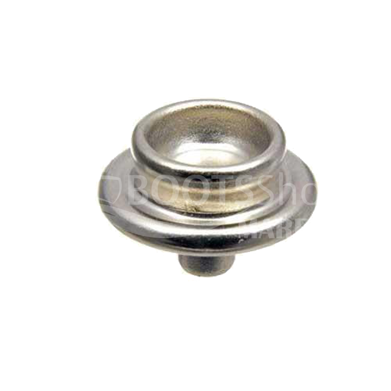 DOT Durable Zapfen mit Ösenrücken - Messing vernickelt 100 Stk.