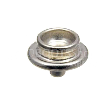 DOT Durable Zapfen mit Ösenrücken - Messing vernickelt 100 Stk.