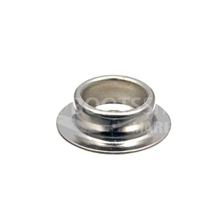 DOT Durable Zapfen mit flachem Absatz - Messing vernickelt 100 Stk.