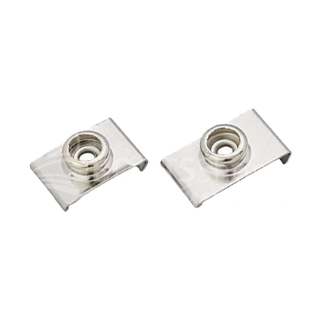 DOT Durable Zapfen für Windschutzscheiben - Messing vernickelt 10 Stk.