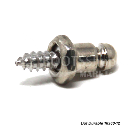 LIFT-THE-DOT® Unterteil - Planenknopf Messing vernickelt für Boot und LKW TRW16360-12