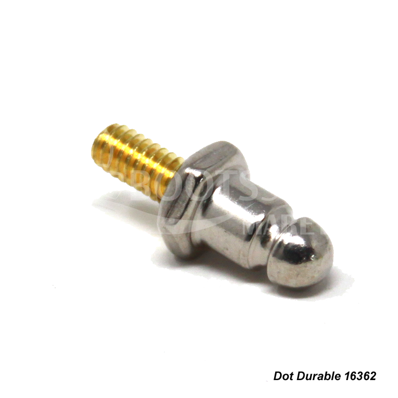LIFT-THE-DOT® Unterteil - Planenknopf Messing vernickelt für Boot und LKW TRW16362