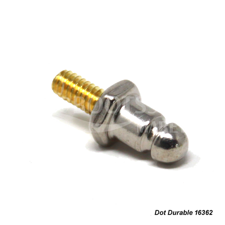LIFT-THE-DOT® Unterteil - Planenknopf Messing vernickelt für Boot und LKW TRW16362