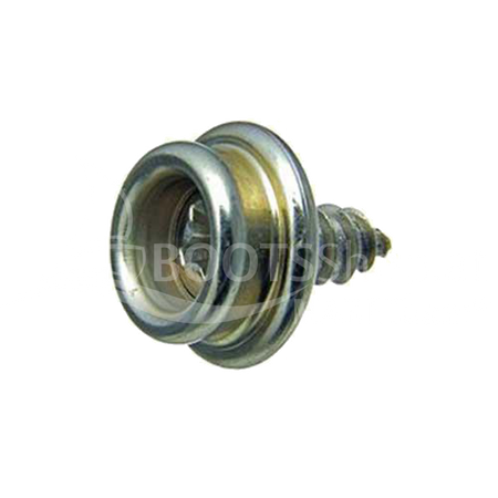 DOT Durable Unterteil mit Edelstahlschraube - Gewindeschneidend 100 Stk. 16 mm