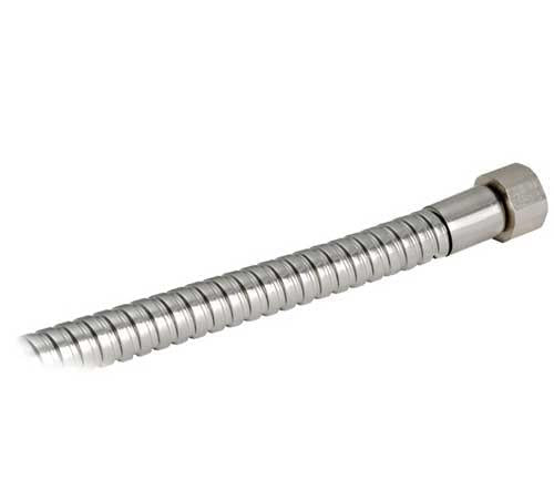 OSCULATI Brauseschlauch Chrome Edelstahl 1/2" + 3/8" - 2,5m