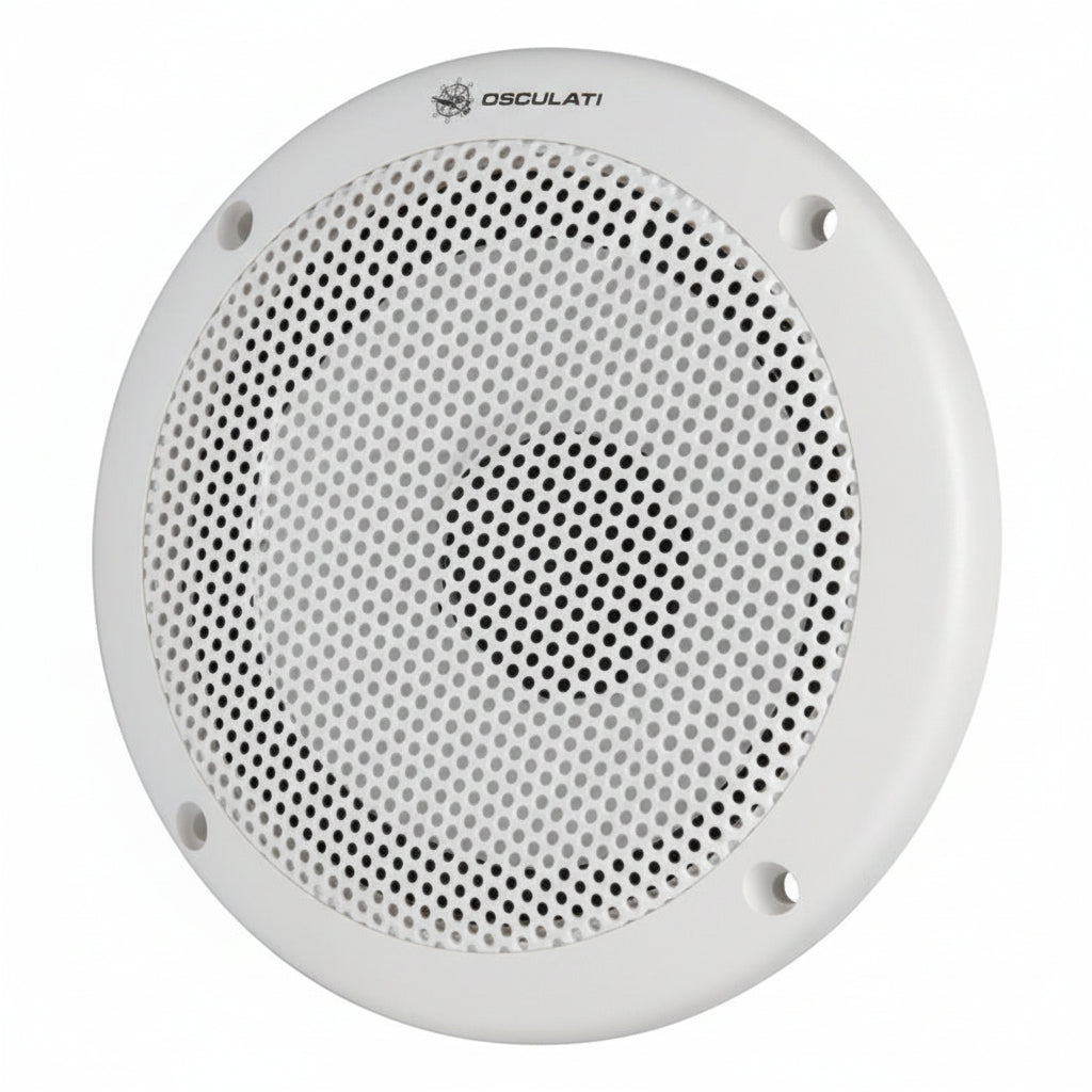 Osculati Ultra Slim Lautsprecher 180mm – IP65 wasserdicht, weiß