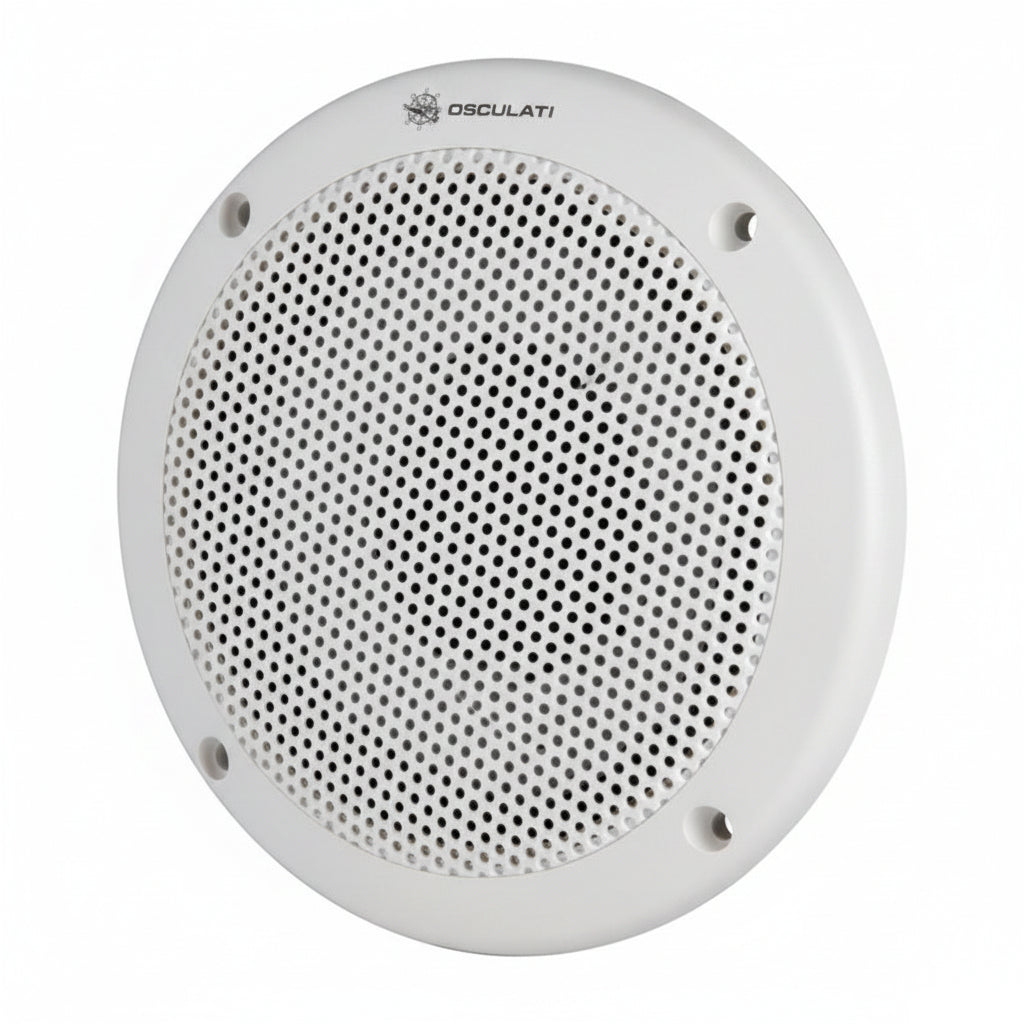 Osculati Ultra Slim Lautsprecher 150mm – IP65 wasserdicht, weiß
