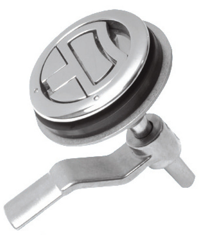 Bodenheber Edelstahl A4 - AISI 316 mit Schloss - Ø 60 mm verstellbar